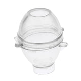 Maxbell 4pcs Plastic Egg Shape Candle Making Mold Mould for DIY Candle Making Crafts