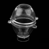 Maxbell 4pcs Plastic Egg Shape Candle Making Mold Mould for DIY Candle Making Crafts