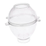 Maxbell 4pcs Plastic Egg Shape Candle Making Mold Mould for DIY Candle Making Crafts