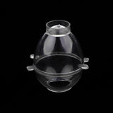Maxbell 4pcs Plastic Egg Shape Candle Making Mold Mould for DIY Candle Making Crafts