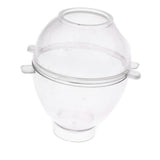 Maxbell 4pcs Plastic Egg Shape Candle Making Mold Mould for DIY Candle Making Crafts