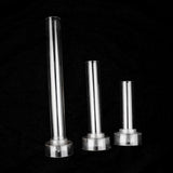 Maxbell 4pcs Plastic Round Church Top Candle Molds Mould for DIY Candle Making