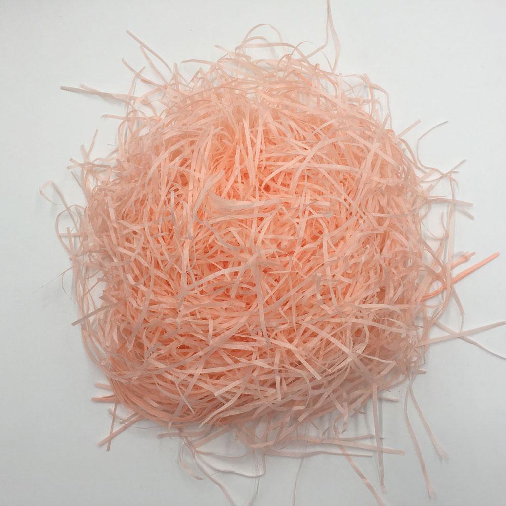 Maxbell 20g Shredded Crinkle Paper Raffia Gift Box Filling Materials Nude pink