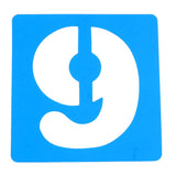 Maxbell 36 Pieces Arabic Numbers & Alphabet Drawing Template Stencils Ruler for Kids