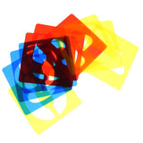 Maxbell 36 Pieces Arabic Numbers & Alphabet Drawing Template Stencils Ruler for Kids