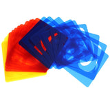 Maxbell 36 Pieces Arabic Numbers & Alphabet Drawing Template Stencils Ruler for Kids