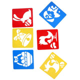 Maxbell 12 Pieces Plastic Drawing Template Stencils Ruler for Kids DIY Crafts Toys