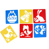 Maxbell 12 Pieces Plastic Drawing Template Stencils Ruler for Kids DIY Crafts Toys