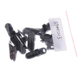Maxbell Maxbell 10 Pieces Plastic Tie Down Emergency Awning Set Tarp Clips Tent Clamps Black