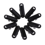 Maxbell Maxbell 10 Pieces Plastic Tie Down Emergency Awning Set Tarp Clips Tent Clamps Black