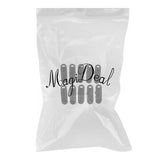 Maxbell Maxbell 10 Pieces Plastic Tie Down Emergency Awning Set Tarp Clips Tent Clamps Black