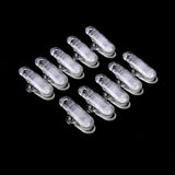 Maxbell Maxbell 10 Pieces Plastic Tie Down Emergency Awning Set Tarp Clips Tent Clamps Clear