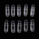 Maxbell Maxbell 10 Pieces Plastic Tie Down Emergency Awning Set Tarp Clips Tent Clamps Clear