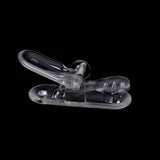 Maxbell Maxbell 10 Pieces Plastic Tie Down Emergency Awning Set Tarp Clips Tent Clamps Clear