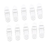 Maxbell Maxbell 10 Pieces Plastic Tie Down Emergency Awning Set Tarp Clips Tent Clamps Clear