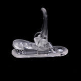 Maxbell Maxbell 10 Pieces Plastic Tie Down Emergency Awning Set Tarp Clips Tent Clamps Clear