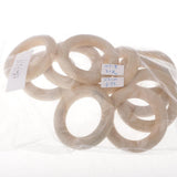 Maxbell 10 Pieces 58mm Wooden Loop Connectors Circles Natural Wood Teething Rings for DIY Craft - Aladdin Shoppers