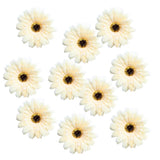 Maxbell 20 Pieces Artificial Gerbera Daisy Flowers Heads for DIY Wedding Decoration