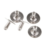 200 Pieces Single Cap Rapid Rivets DIY Leather Craft Repair 9x8mm