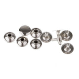 200 Pieces Single Cap Rapid Rivets DIY Leather Craft Repair 9x8mm