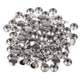 200 Pieces Single Cap Rapid Rivets DIY Leather Craft Repair 9x8mm