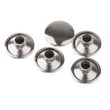 200 Pieces Single Cap Rapid Rivets DIY Leather Craft Repair 9x8mm