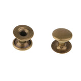 200 Pieces Single Cap Rapid Rivets DIY Leather Craft Repair 9x8mm