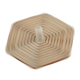 Maxbell 4 Pieces Assorted Unfinished Wood Peg-Top Spinning Top Gyro for Kids DIY Crafts - Aladdin Shoppers