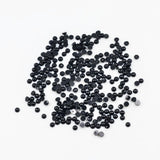 Maxbell 2xBlack Half Pearl Beads Flat Back Cabochon for DIY Scrapbooking 4mm 300pcs