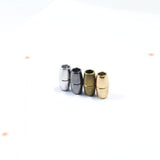Maxbell 15pcs Round Alloy Magnetic Clasp for DIY Bracelet Necklace Making Multicolor