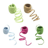 Maxbell 2 Rolls Raffia Paper Ribbon Gift Package String Scrapbooking Crafts Decor