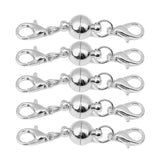 Maxbell 5 Set Jewelry Findings Magnetic Lobster Clasps DIY Necklace Bracelet 40x8mm - Aladdin Shoppers