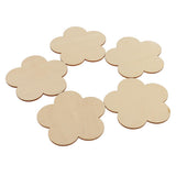 Maxbell Multiple Shape MDF Unfinished Wooden Pieces Blank Plaque Craft 8 Pieces