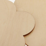 Maxbell Multiple Shape MDF Unfinished Wooden Pieces Blank Plaque Craft 8 Pieces