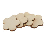 Maxbell Multiple Shape MDF Unfinished Wooden Pieces Blank Plaque DIY Craft 60 Pieces