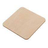 Maxbell Multiple Shape MDF Unfinished Wooden Pieces Blank Plaque Craft 8 Pieces