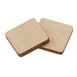 Maxbell Multiple Shape MDF Unfinished Wooden Pieces Blank Plaque DIY Craft 60 Pieces
