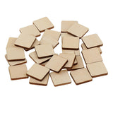 Maxbell Multiple Shape MDF Unfinished Wooden Pieces Blank Plaque DIY Craft 60 Pieces
