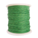 Maxbell 8 Rolls of 80 Meters Waxed Cotton Cord String Jewelry Making Accessories 1mm