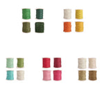 Maxbell 8 Rolls of 80 Meters Waxed Cotton Cord String Jewelry Making Accessories 1mm