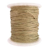Maxbell 8 Rolls of 80 Meters Waxed Cotton Cord String Jewelry Making Accessories 1mm