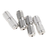 Maxbell 40pcs Copper Screw Clasps Jewelry Making Connector Hooks Linkers 2 Styles