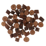 Maxbell 50 Pieces Natural Wood Round Log Slices Discs and 60 Pieces Wooden Numbers