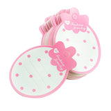 Maxbell 100 Pieces Strawberry Shape Paper Kid Hair Clip Hairpin Jewelry Display Card