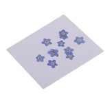 Maxbell 22 Pieces Forget-me-not Verbena Real Pressed Dried Flowers for Nail Art