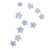 Maxbell 22 Pieces Forget-me-not Verbena Real Pressed Dried Flowers for Nail Art