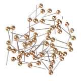 Maxbell 800 Piece Metallic Color Bead Head Push Pins Sewing Quilting Pins Black Gold