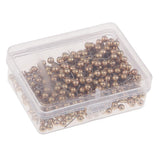 Maxbell 800 Piece Metallic Color Bead Head Push Pins Sewing Quilting Pins Black Gold