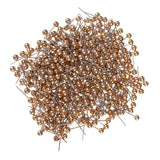 Maxbell 800 Piece Metallic Color Bead Head Push Pins Sewing Quilting Pins Black Gold