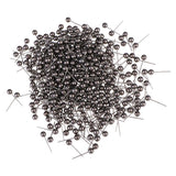 Maxbell 800 Piece Metallic Color Bead Head Push Pins Sewing Quilting Pins Black Gold